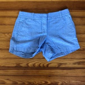 J. Crew chambray shorts